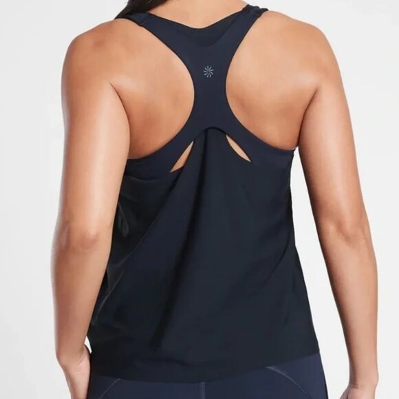 Athleta 2 In 1 Ultimate Support Top, Black XS - Picture 6 of 16